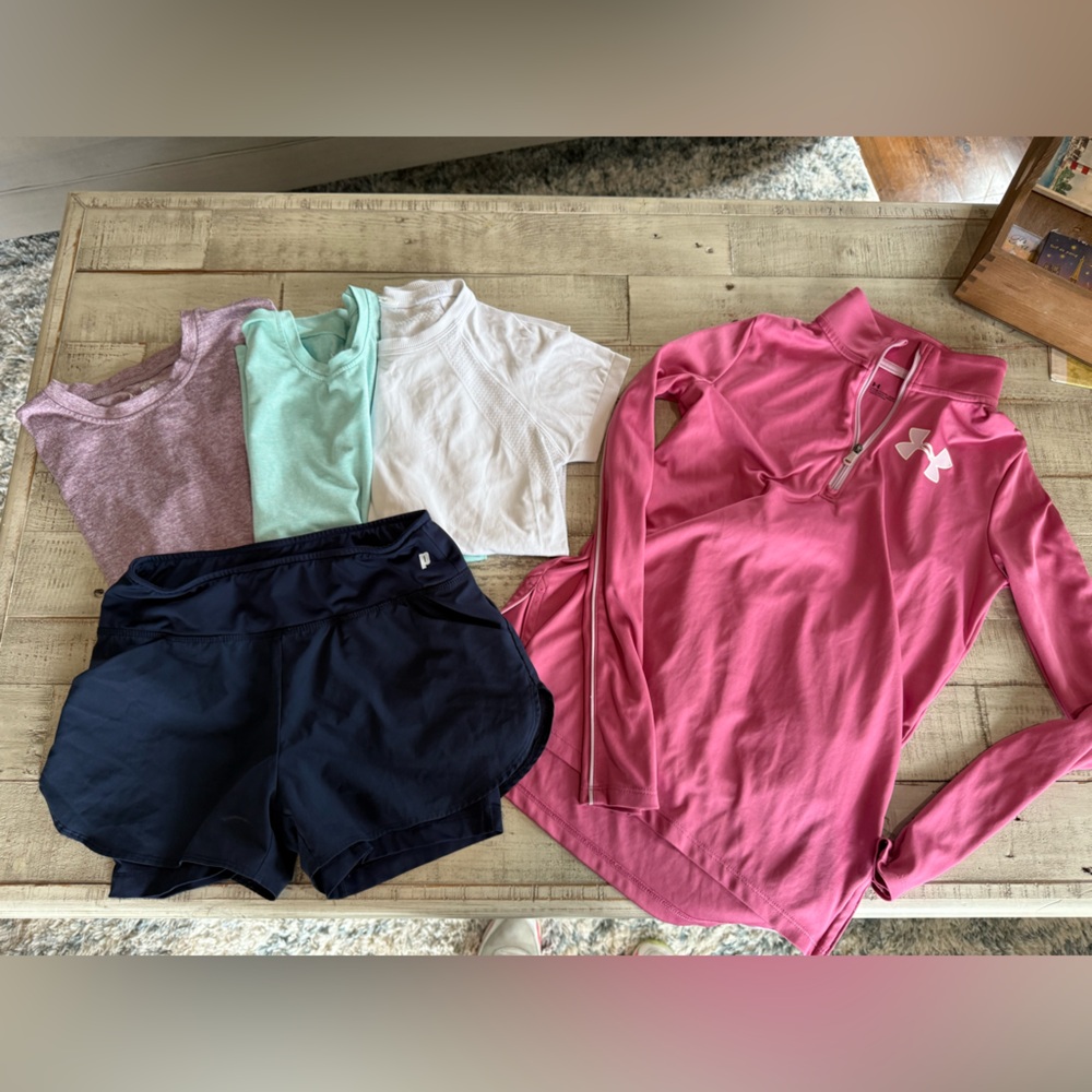 Assortment of  Kids' Blue Shorts, tshirts, pullover and pants